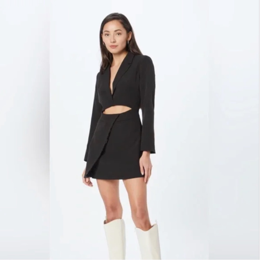 SOMETHING NEW: Winnie Cutout Long Sleeve Blazer Minidress (NWT)
